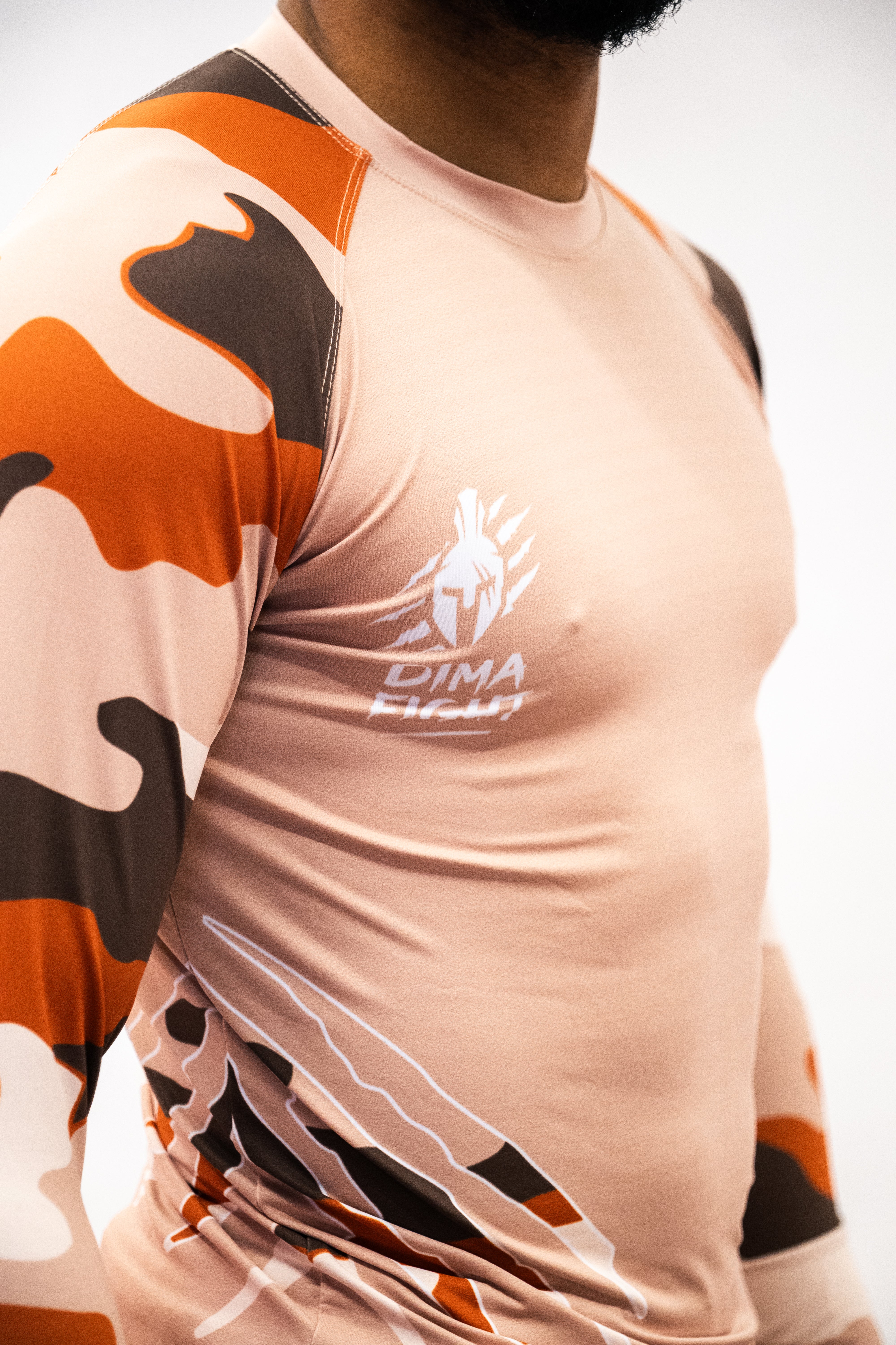 Ensemble UNISEXE Rashguard & short MMA Dimafight® - SAND UNIT