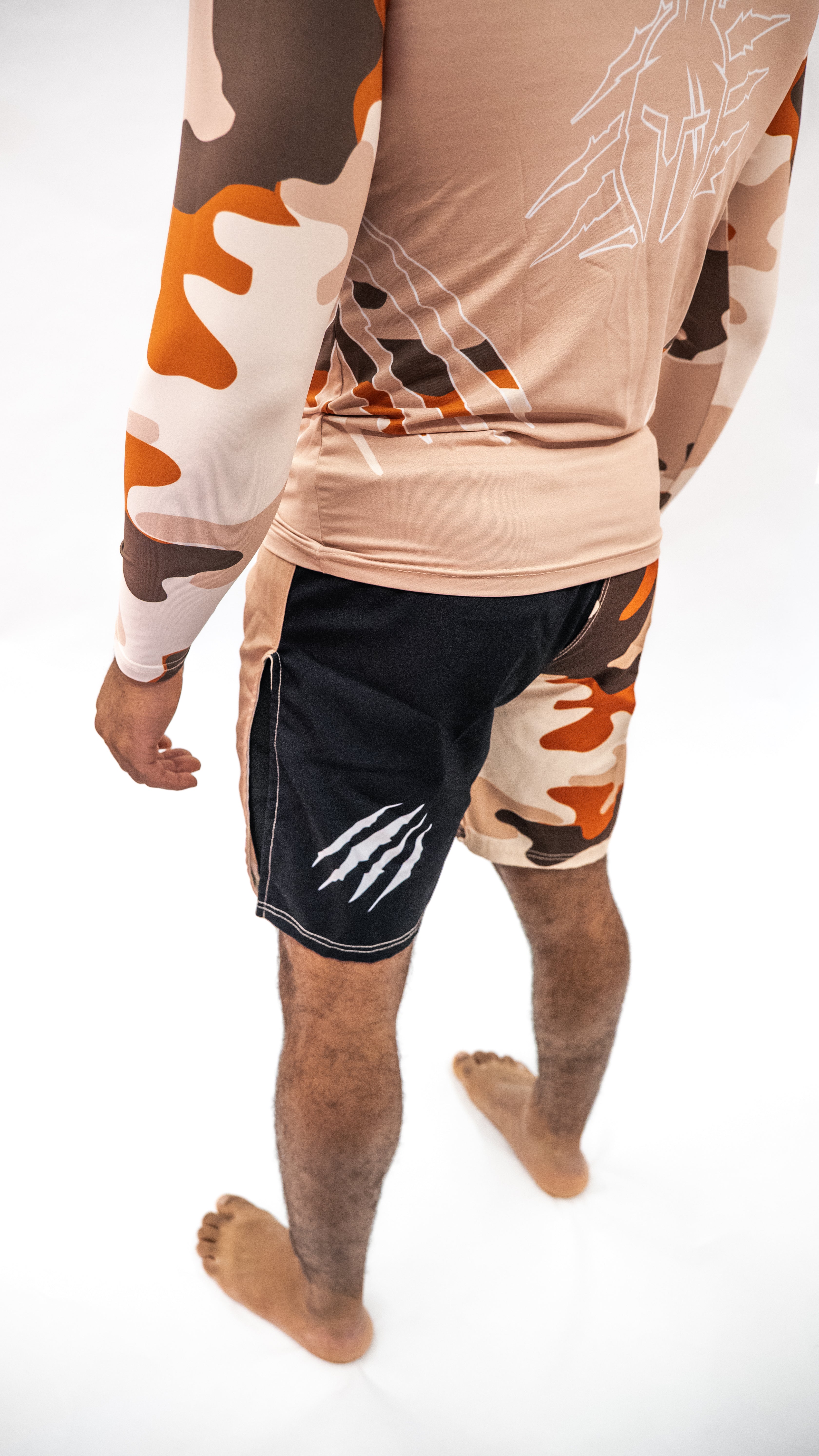 Ensemble UNISEXE Rashguard & short MMA Dimafight® - SAND UNIT