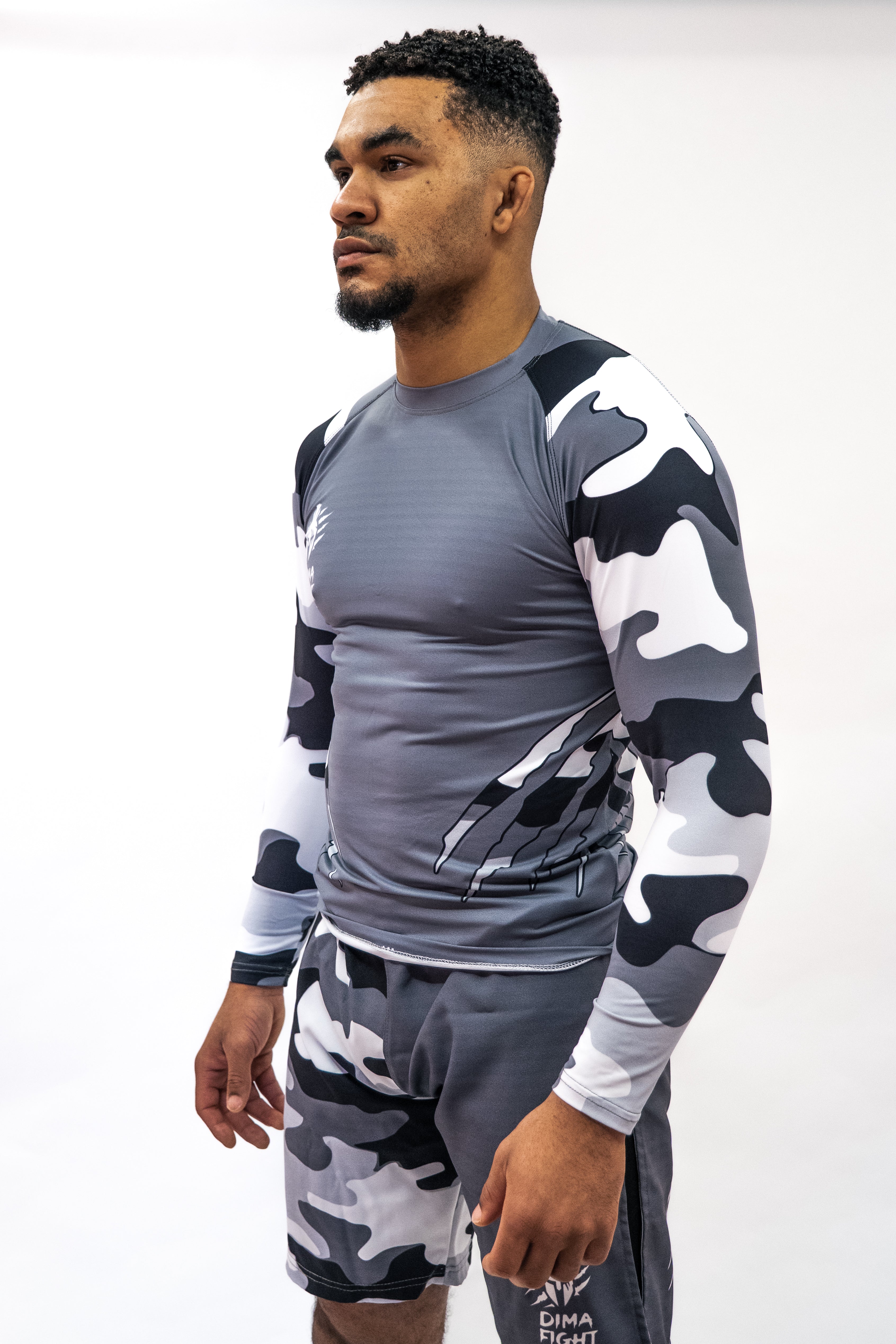 Ensemble UNISEXE Rashguard & short MMA Dimafight® NIGHT FORCE