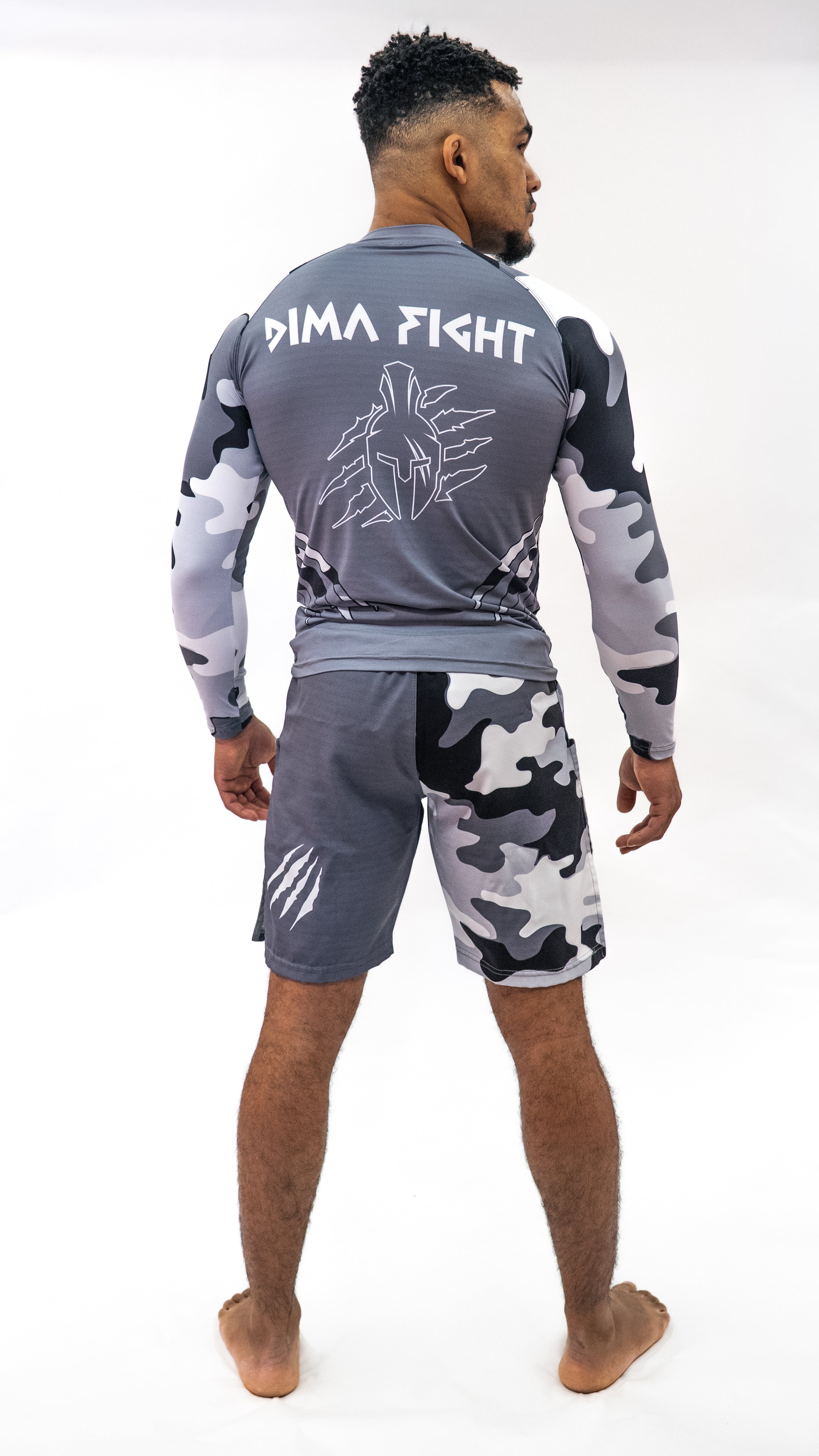 Ensemble UNISEXE Rashguard & short MMA Dimafight® NIGHT FORCE