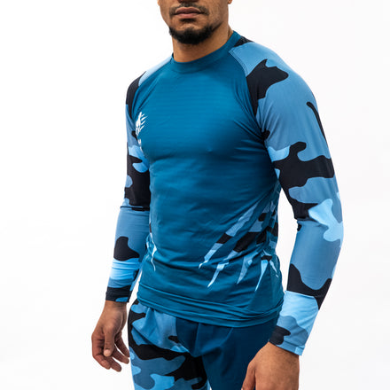Ensemble UNISEXE Rashguard & short MMA Dimafight® NAVY UNIT