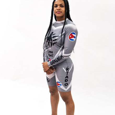 Ensemble UNISEXE Rashguard & short  MMA Dimafight® GHOST UNIT