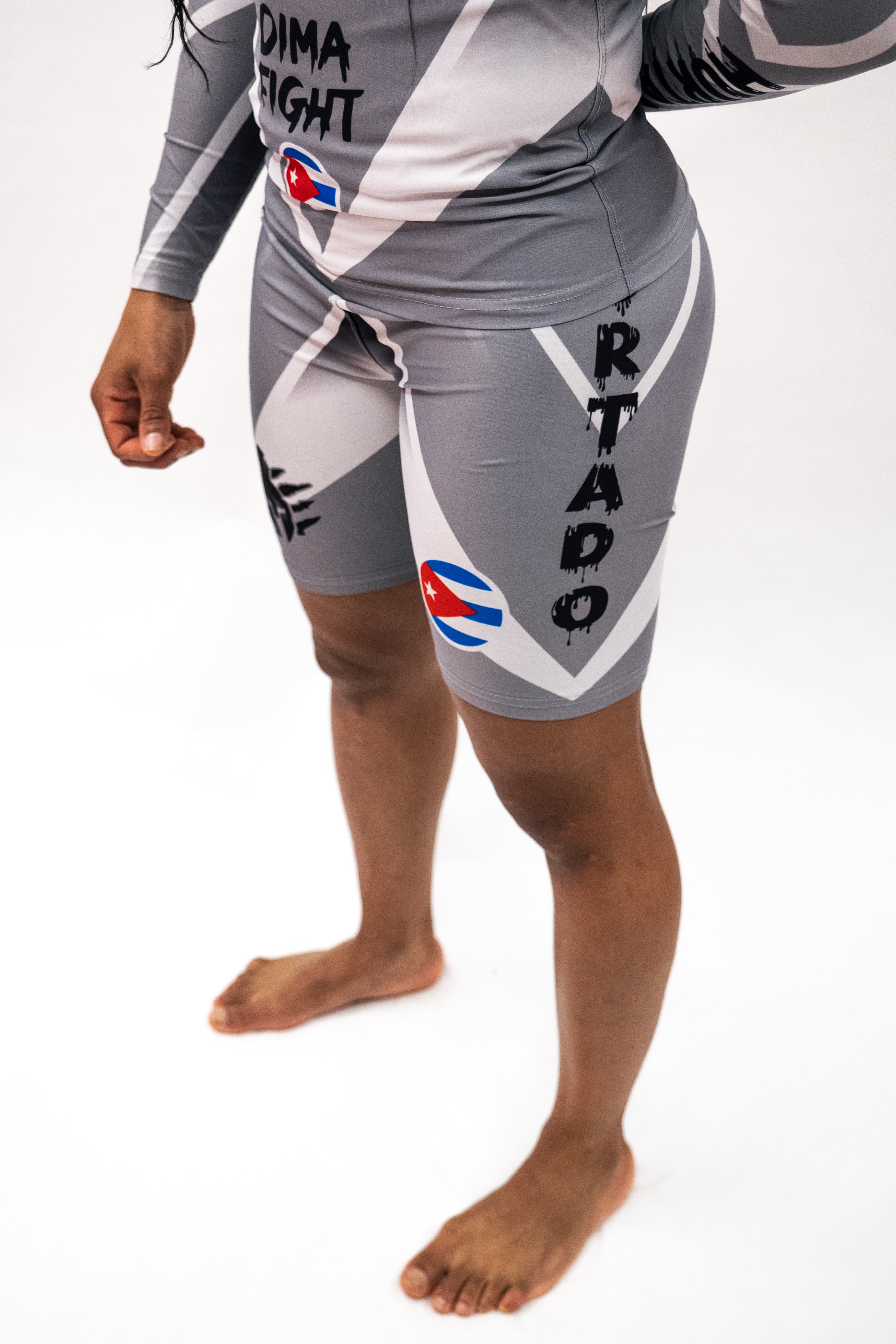 Ensemble UNISEXE Rashguard & short  MMA Dimafight® GHOST UNIT